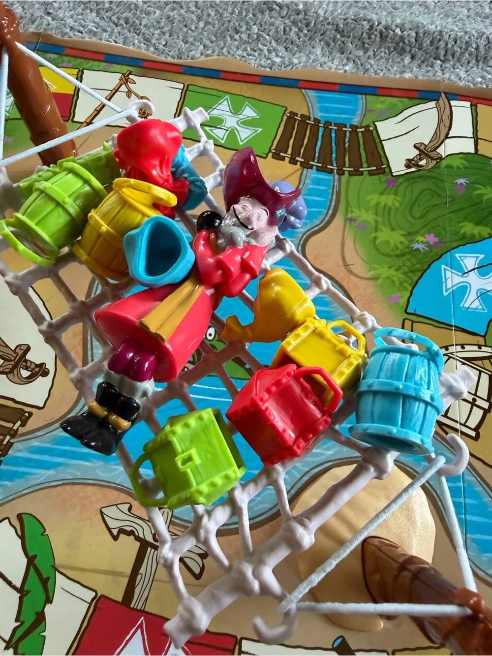 Disney Who Shook Hook? Kids Board Game - Yellow Box